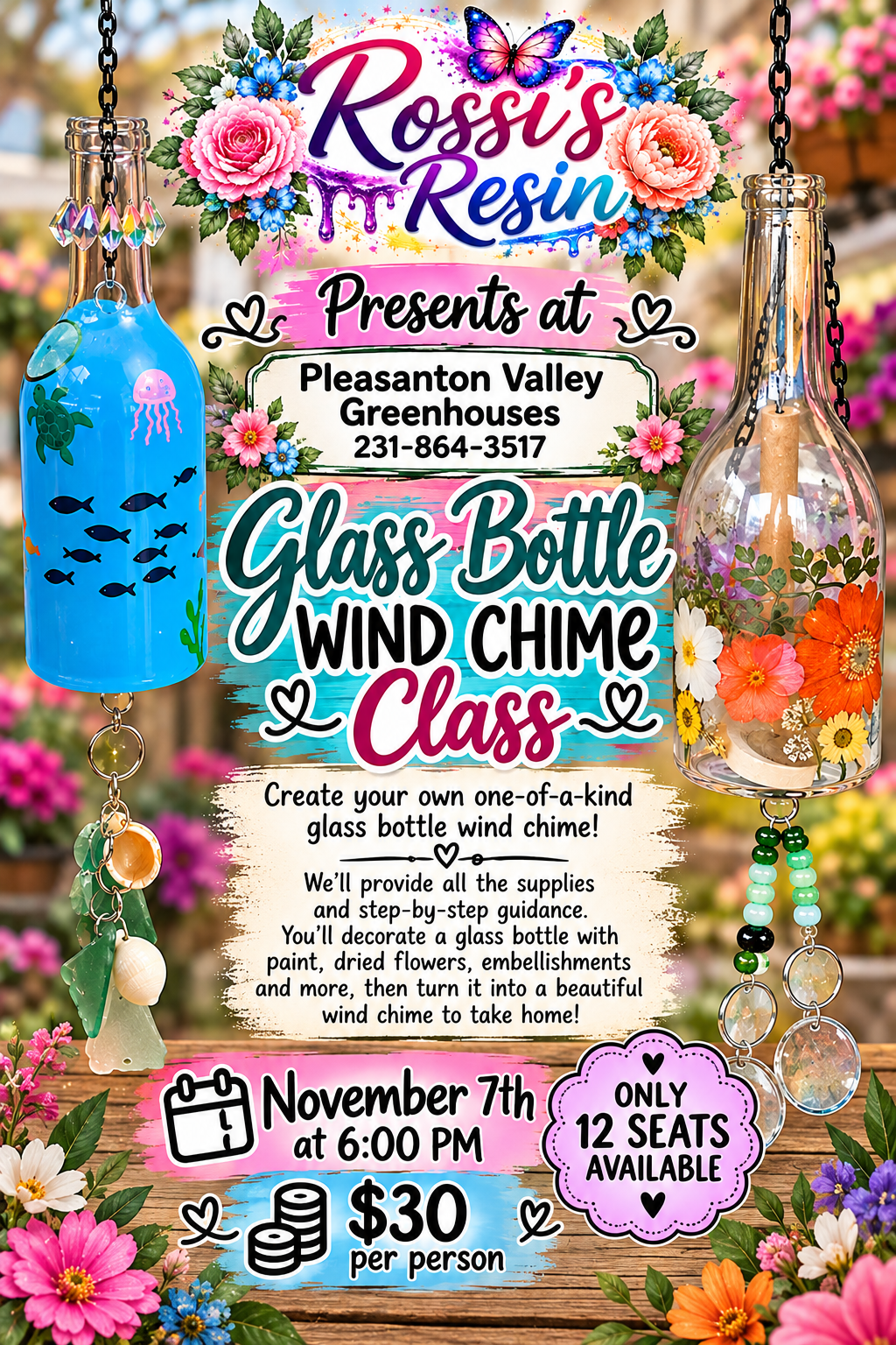 Pleasanton Valley Green House Wind Chime Class