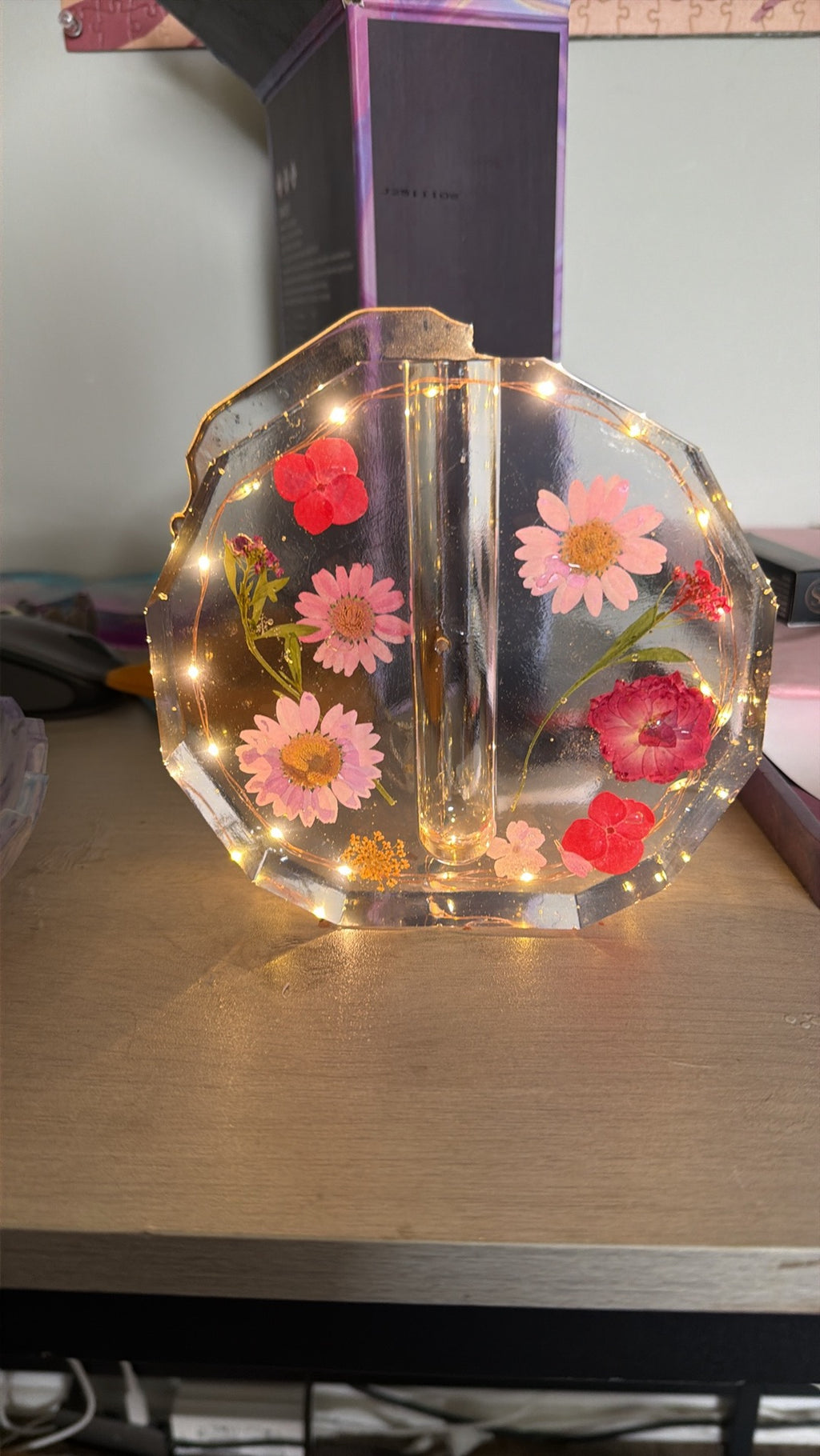 Custom Resin Tube Vase Set
