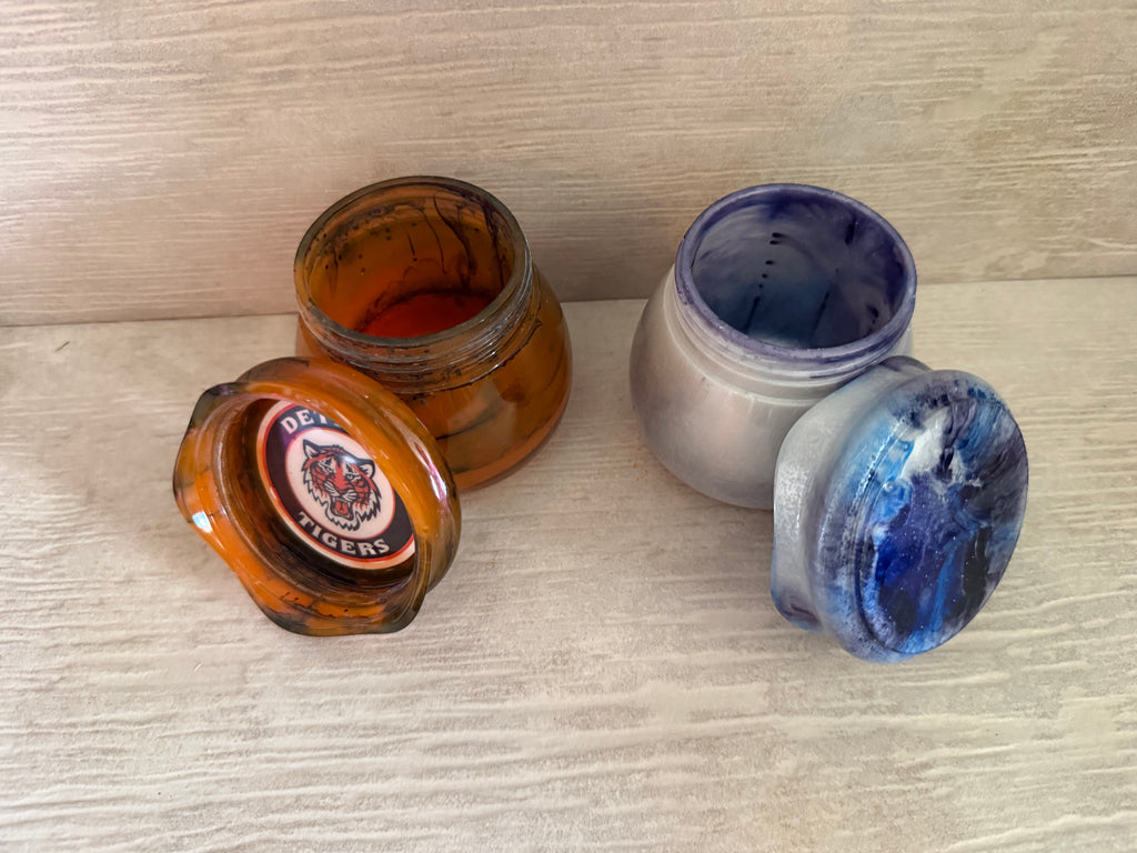 Customizable Small Trinket Jars with lid