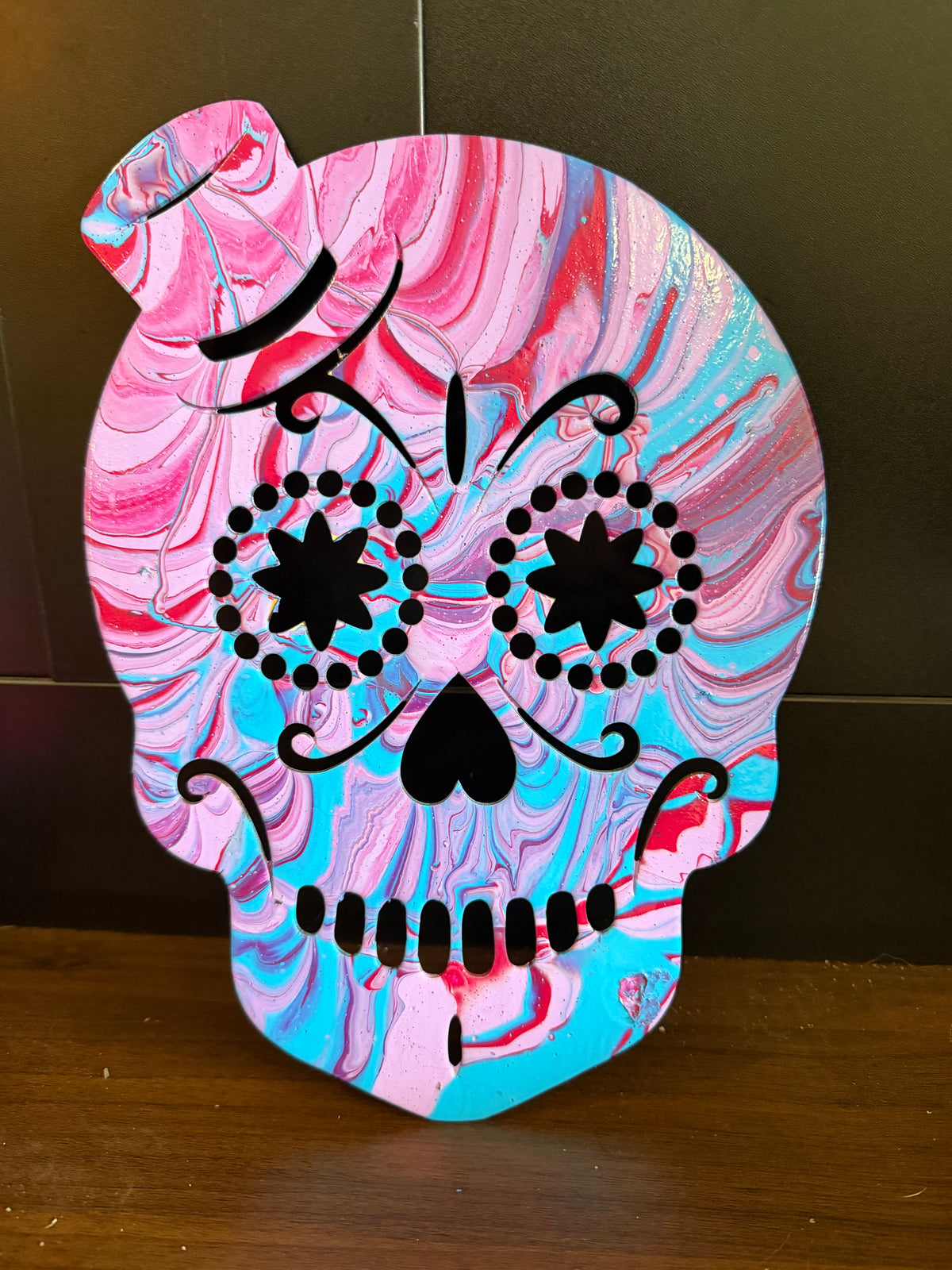 Friday Oct 2nd Sugar Skull Paint Pour Class 7:15pm