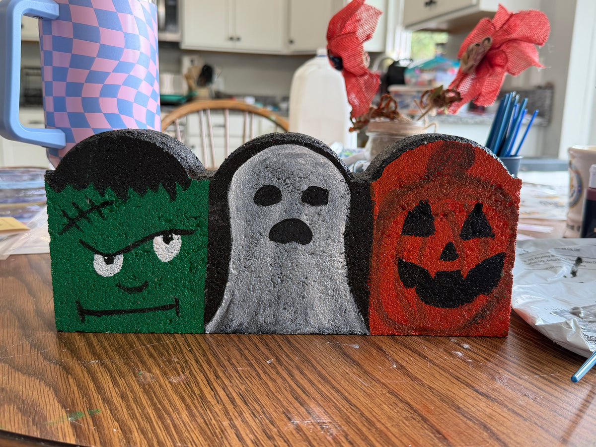 Spooky Halloween Paver Tuesday Oct. 27th 10am