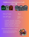 Spooky Halloween Paver Wednesday Oct 28th 7pm